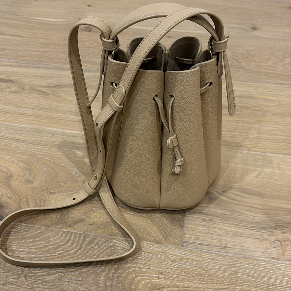 POLENE Numero Huit Mini Beige Bag